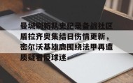 多米体育官网登录-曼城刷新队史纪录备战社区盾拉齐奥集结日伤情更新，密尔沃基雄鹿围绕法甲再遭质疑看傻球迷(威斯康星州密尔沃基)